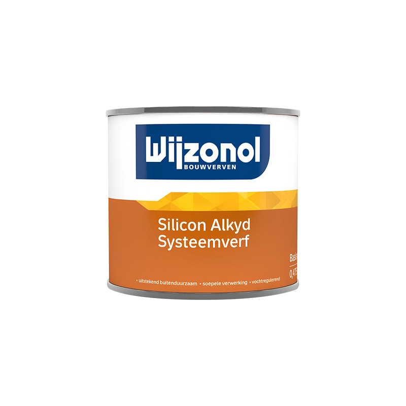 Wijzonol Silicon Alkyd systeemverf 0,5L