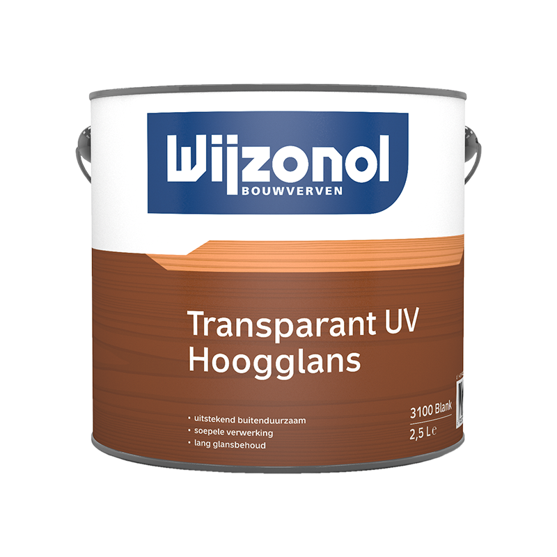 Wijzonol Transparant UV Hoogglans 2,5L