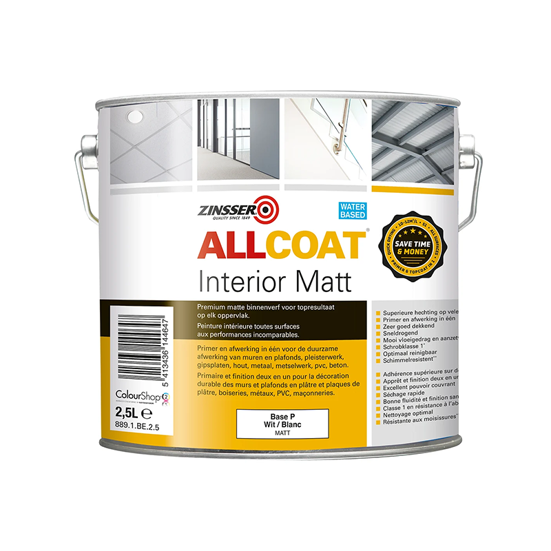 Zinsser Allcoat Interior mat 2,5L